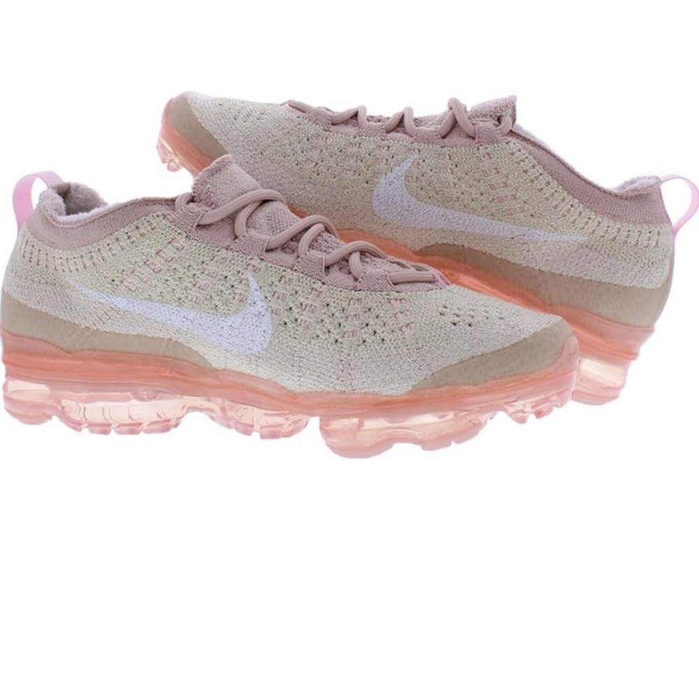 Women’s Nike air vapormax flyknit Oatmeal Pearl Pink